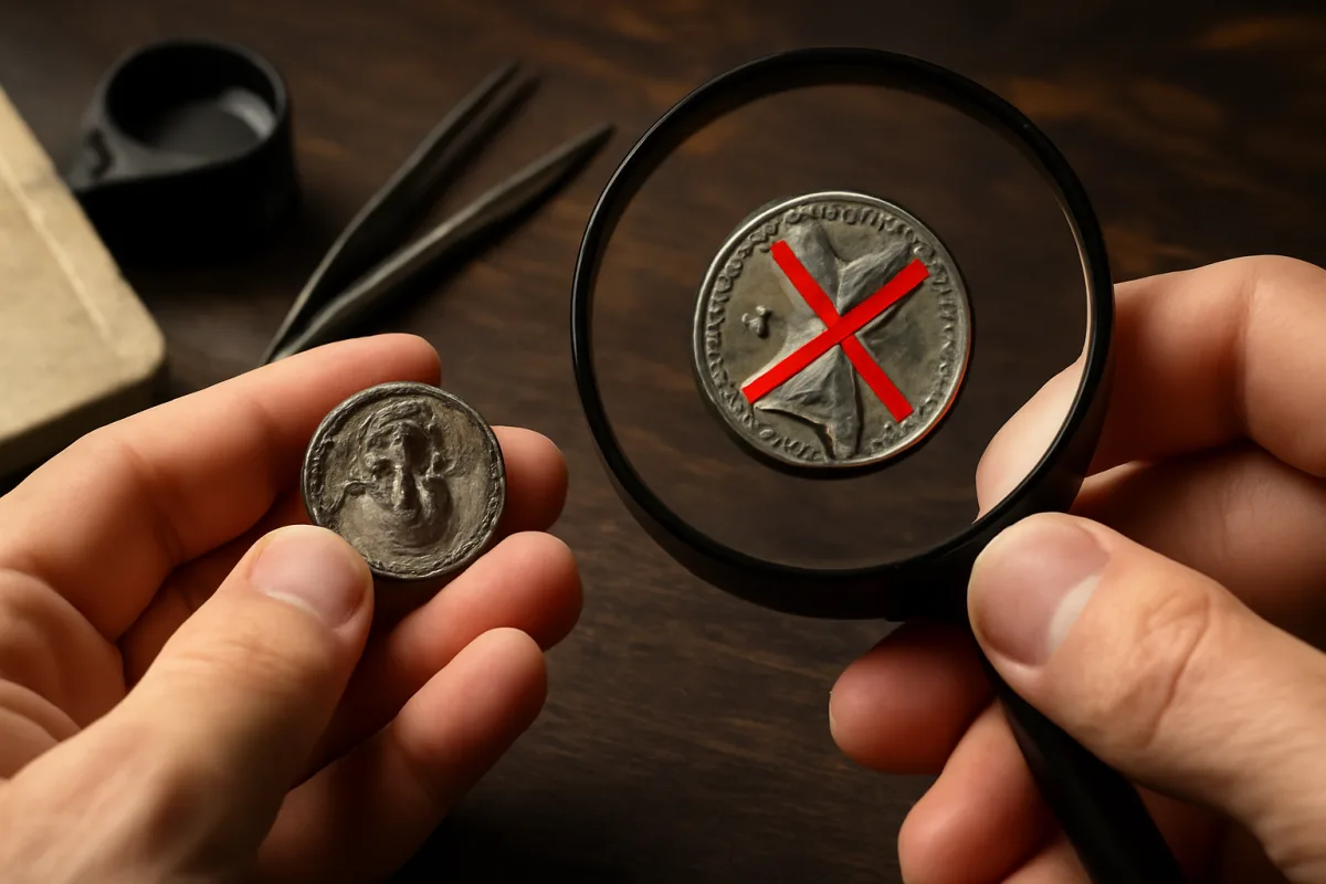 Come riconoscere una moneta romana autentica? I dettagli che smascherano i falsi
